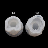 Douyin With 2 Ice Bear Teddy Dog Silicone Molds, Milk Tea Coffee Hotel Diy Decoration Mold