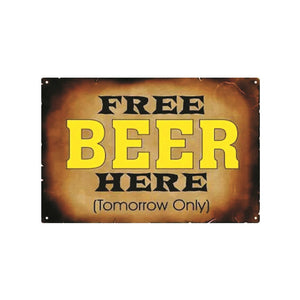 Retro Nostalgic Iron Sheet Painting Coffee Style Bar Coffee Shop