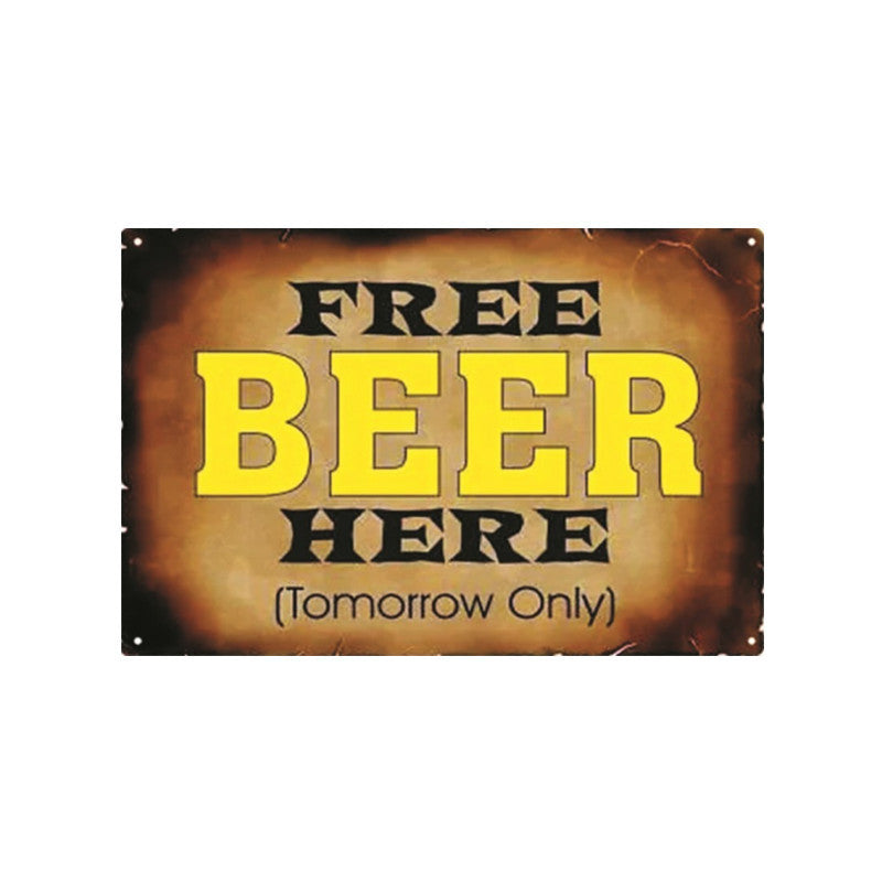 Retro Nostalgic Iron Sheet Painting Coffee Style Bar Coffee Shop