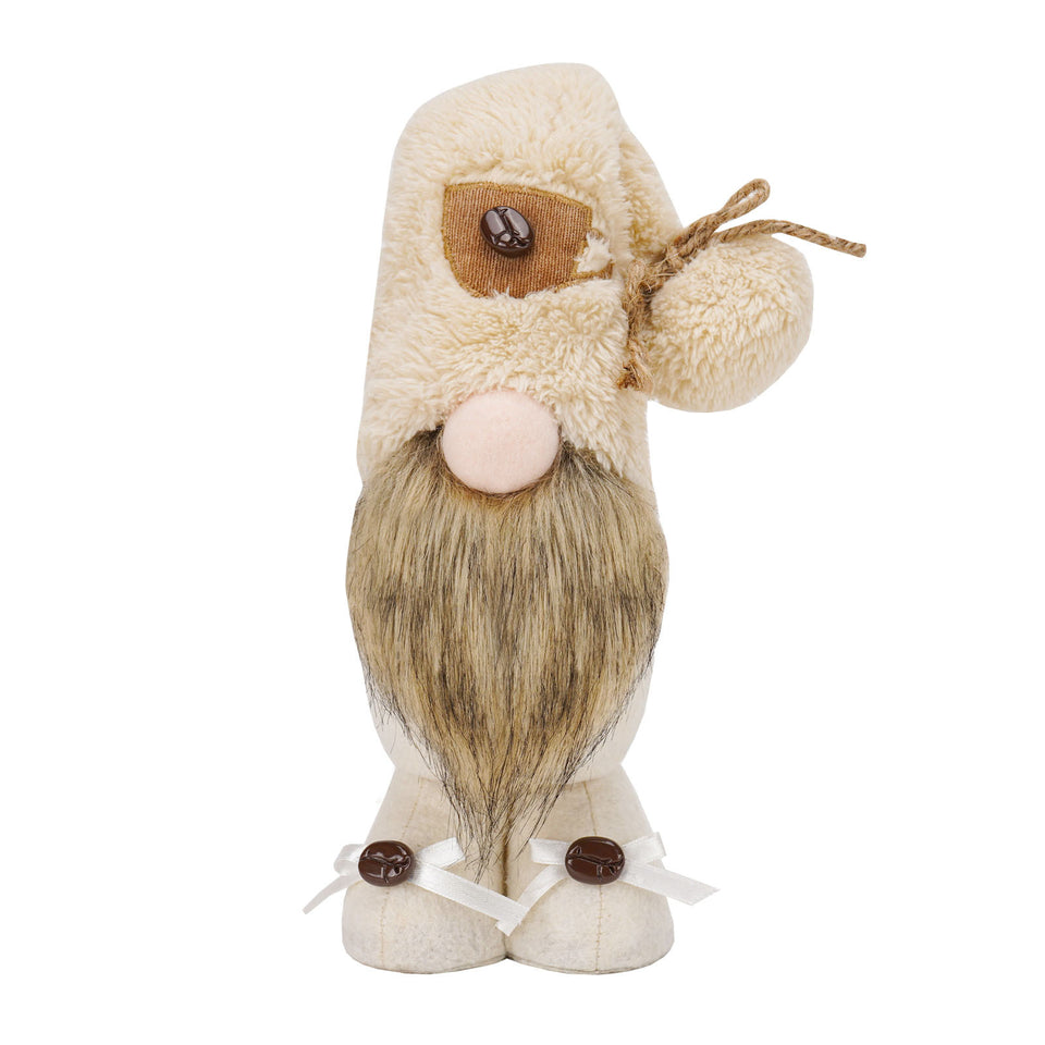 Coffee Festival Faceless Doll Coffee Cup With Ball Plush Decorations