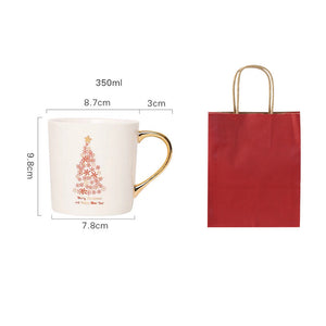 Christmas Gift Ceramic Couple Coffee Cup