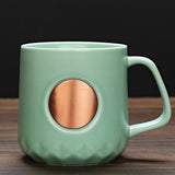 Home Fashion Bronze Ceramic Mug Coffee