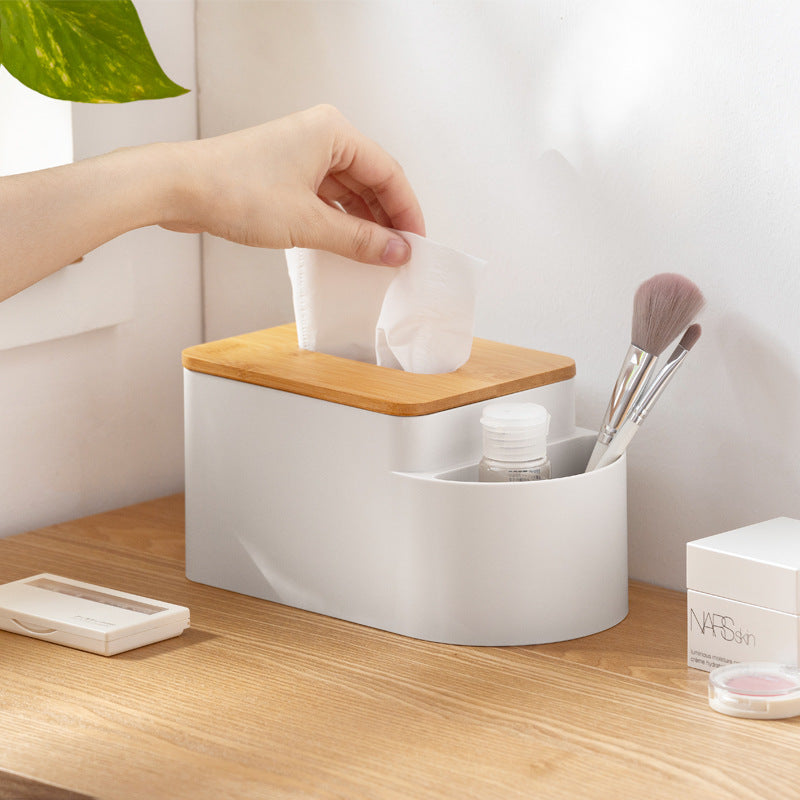 Home Living Room Coffee Table Remote Control Storage