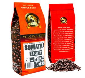 LIGHT ROAST Whole Bean Coffee Specialty Volcanic Organic Supreme Finest Artisan Beans for Drip Coffee Cold Brew Espresso French Press Turkish Brew from Vanuatu Sumatra Ethiopia Ethiopian Brazil Brazilian Kenya Kenyan Papua New Guinea Colomb