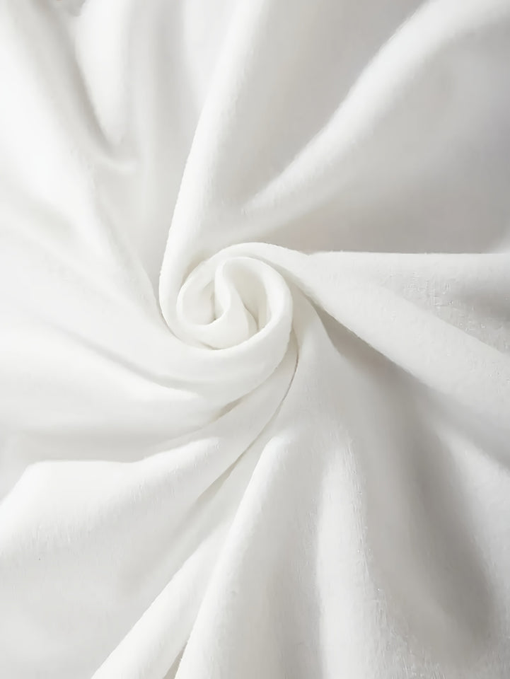 Peace Love Coffee Print, Girls Comfy T-shirt & Shorts Set, Casual Lightweight And Trendy Clothing For Summer