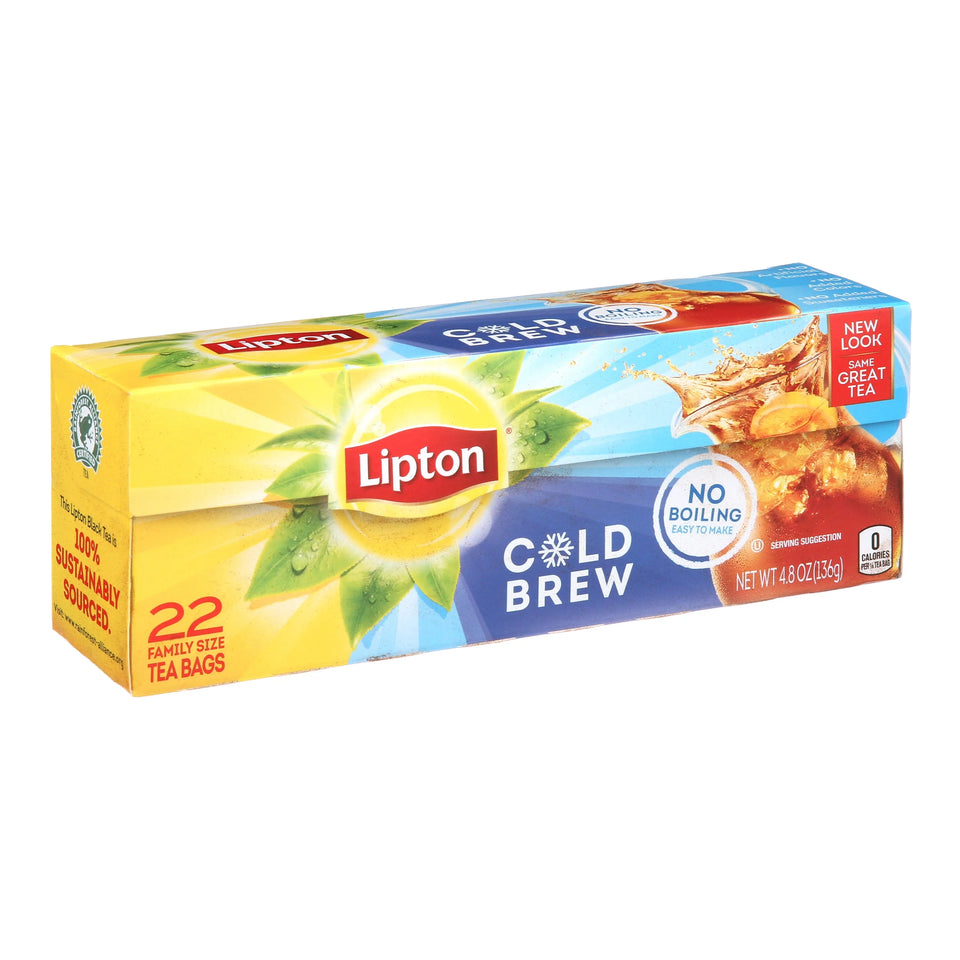 Iced Black Tea Family Size, Tea Bags, 22 Ct