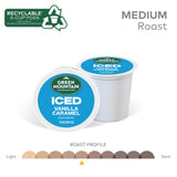 , ICED Vanilla Caramel Flavored Iced K-Cup Coffee Pods, 12 Count