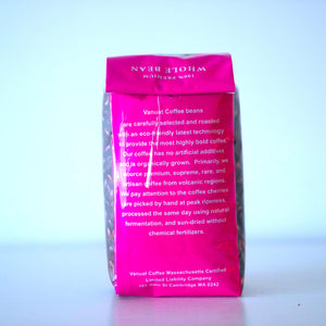 DARK ROAST, Whole Bean Coffee, Organic Fresh Artiżan Premium Beans, Volcanic Cult Vanuat LLC COLLECTION (1 Pound, 16OZ, EAST JAVA)