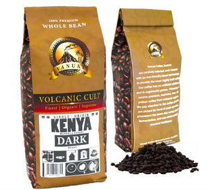 DARK ROAST Whole Bean Coffee Specialty Volcanic Organic Supreme Finest Artisan Beans for Drip Coffee Cold Brew Espresso French Press Turkish Brew from Vanuatu Sumatra Ethiopia Ethiopian Brazil Brazilian Kenya Kenyan Papua New Guinea Colombi