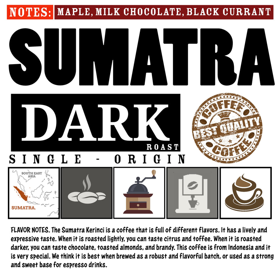 DARK ROAST Whole Bean Coffee Specialty Volcanic Organic Supreme Finest Artisan Beans for Drip Coffee Cold Brew Espresso French Press Turkish Brew from Vanuatu Sumatra Ethiopia Ethiopian Brazil Brazilian Kenya Kenyan Papua New Guinea Colombi