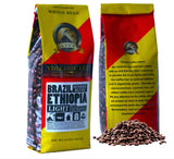 LIGHT ROAST WHOLE BEAN COFFEE SPECIALTY Volcanic Cult Vanuat Organic Supreme Finest Artisan beans. Sourcing premium artisan green specialty beans (Brazil, 16oz | LightROAST)