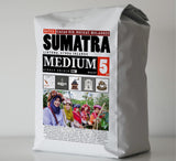 5lb VOLCANIC CULT COFFEE Whole Bean, Medium Roast, Delicious Taste, Heavenly Aroma - Fresh Bulk, Organic Fresh Artisan Premium Coffee Beans (5Pounds, 80 ounces, Brazil)
