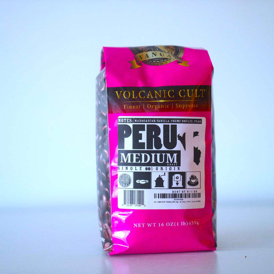 MEDIUM ROAST, Whole Bean Coffee, Organic Fresh Artisan Premium Beans (1 Pound, 16OZ, EL SALVADOR)