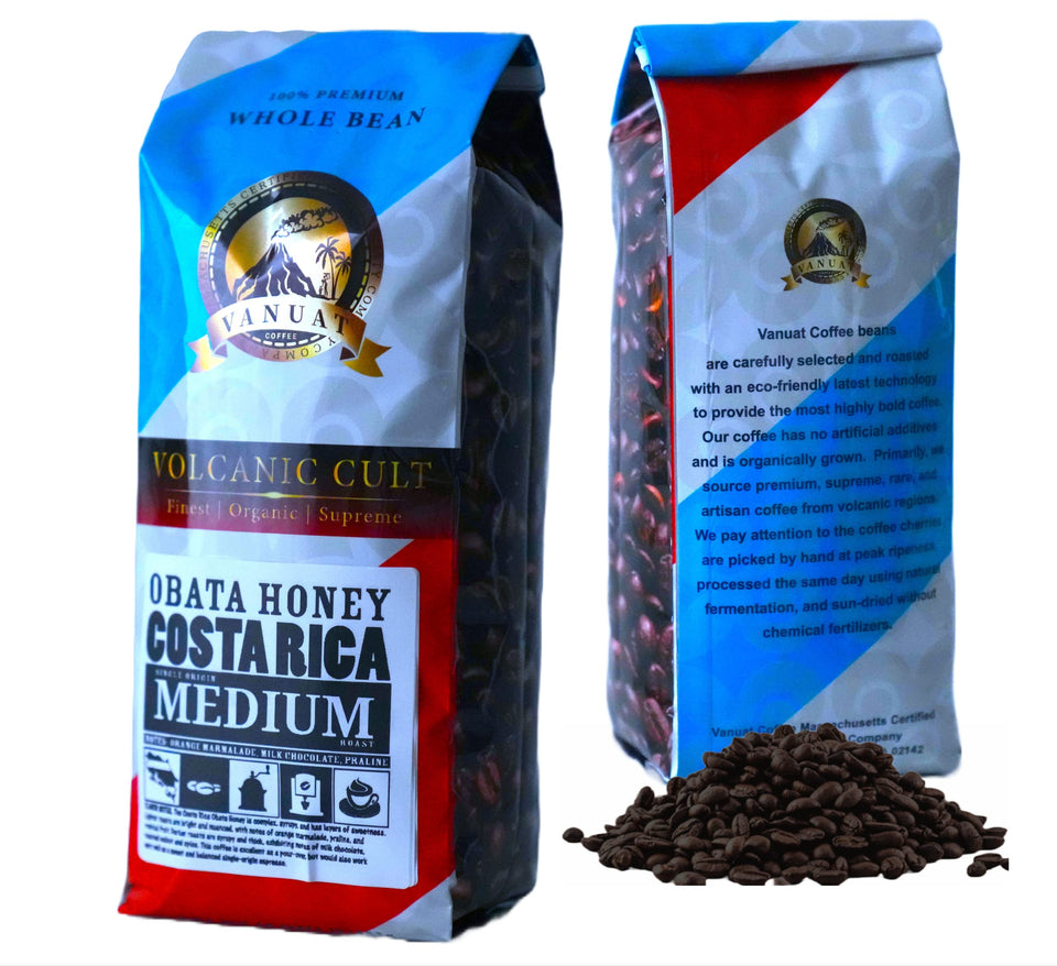 MEDIUM ROAST 16OZ Whole Bean Coffee Volcanic Organic Supreme Finest Artisan Beans for Drip Coffee Cold Brew Espresso French Press Turkish Brew etc (Brazil, 16oz, Medium)