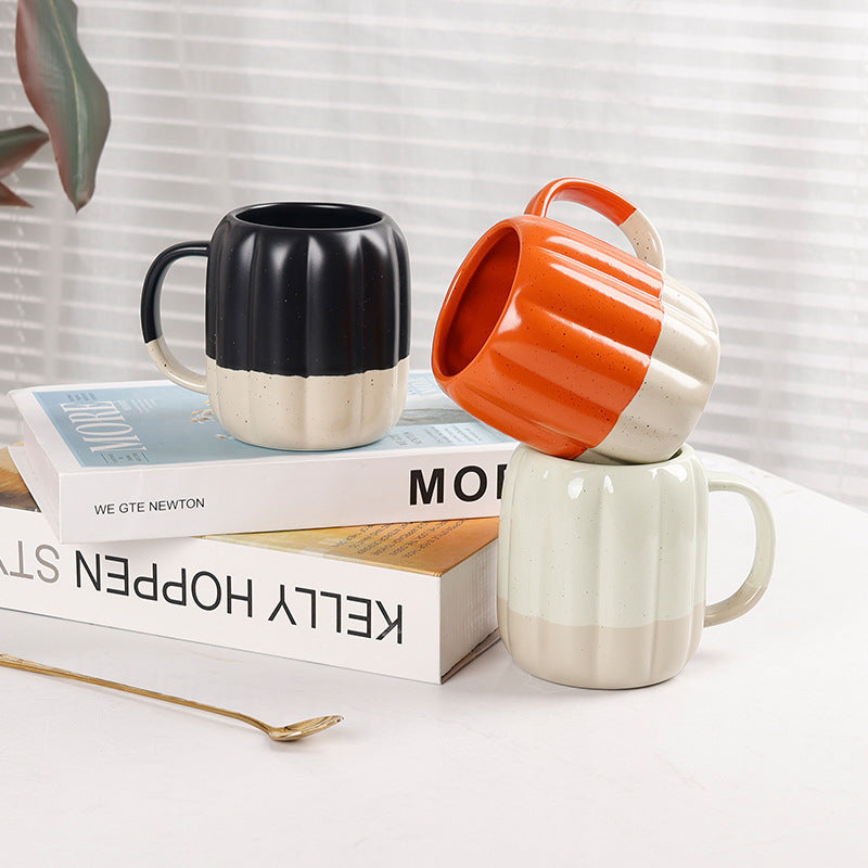 Fashion Pumpkin Ceramic Milk Coffee Cup