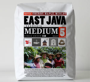 5lb VOLCANIC CULT COFFEE Whole Bean, Medium Roast, Delicious Taste, Heavenly Aroma - Fresh Bulk, Organic Fresh Artisan Premium Coffee Beans regions Sumatra, Vanuatu, Brazil, Colombia, Ethiopia