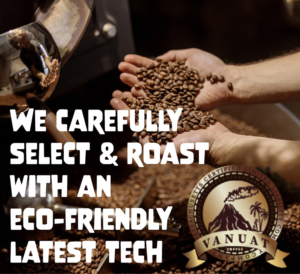 DARK ROAST VANUAT Volcanic Cult Organic Supreme Finest Artisan COFFEE Whole Bean Beans for Drip Coffee Cold Brew Espresso French Press Turkish Brew etc (Brazil, 16oz | Dark Roast)