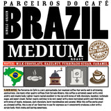 MEDIUM ROAST 16OZ Whole Bean Coffee Volcanic Organic Supreme Finest Artisan Beans for Drip Coffee Cold Brew Espresso French Press Turkish Brew etc (Brazil, 16oz, Medium)