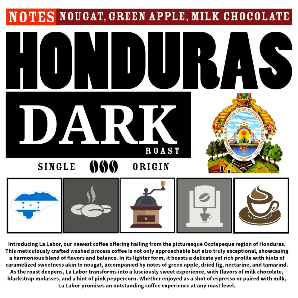 DARK ROAST, Whole Bean Coffee, Organic Fresh Artiżan Premium Beans, Volcanic Cult Vanuat LLC COLLECTION (1 Pound, 16OZ, EAST JAVA)
