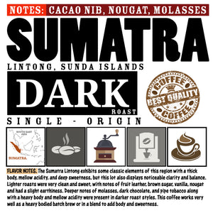 DARK ROAST Whole Bean Coffee Specialty Volcanic Organic Supreme Finest Artisan Beans for Drip Coffee Cold Brew Espresso French Press Turkish Brew from Vanuatu Sumatra Ethiopia Ethiopian Brazil Brazilian Kenya Kenyan Papua New Guinea Colombi