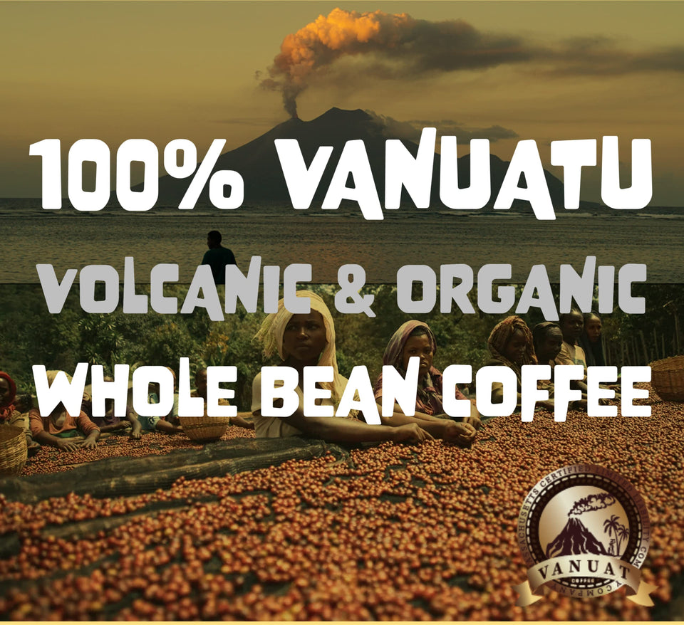 DARK ROAST VANUAT Volcanic Cult Organic Supreme Finest Artisan COFFEE Whole Bean Beans for Drip Coffee Cold Brew Espresso French Press Turkish Brew etc (Brazil, 16oz | Dark Roast)