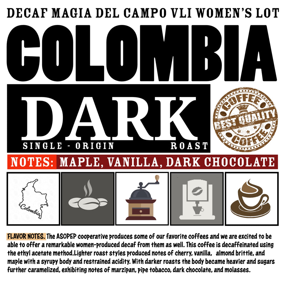 DARK ROAST VANUAT Volcanic Cult Organic Supreme Finest Artisan COFFEE Whole Bean Beans for Drip Coffee Cold Brew Espresso French Press Turkish Brew etc (Brazil, 16oz | Dark Roast)