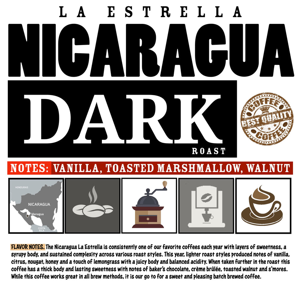DARK ROAST VANUAT Volcanic Cult Organic Supreme Finest Artisan COFFEE Whole Bean Beans for Drip Coffee Cold Brew Espresso French Press Turkish Brew etc (Brazil, 16oz | Dark Roast)