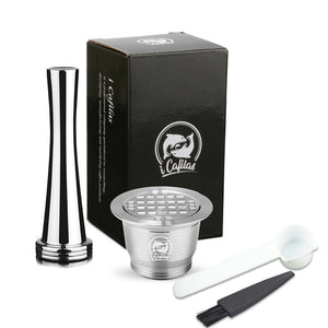 Stainless steel coffee capsule shell