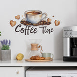 Love Coffee Bean Home Background Decorative Wall Sticker