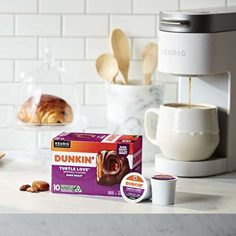 Dunkin Turtle Love K Cup Pods 60 Count Dark Roast Coffee Pods Flavored Coffee