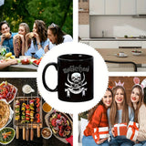 1pc British Motohead Classic MOTORHEAD Ceramic Coffee Cup, Creative And Novel Mug Gift, Holiday Gift, Summer Cold Drink Cup, Birthday Gift For Family, Friends, Colleagues And Classmates Black 11oz, Cup For Restaurant