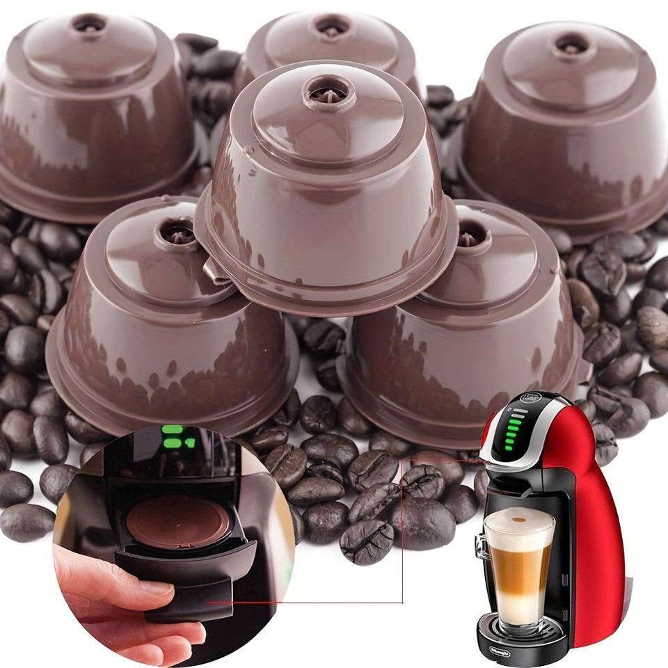 Reusable Dolce Gusto Coffee Pods - 1/3pcs Refillable Filter Cups For Dolce Gusto Machines, Eco-Friendly Plastic Coffee Capsule Set