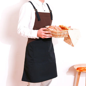 Milk Tea Shop Kitchen Denim Hanging Neck Canvas