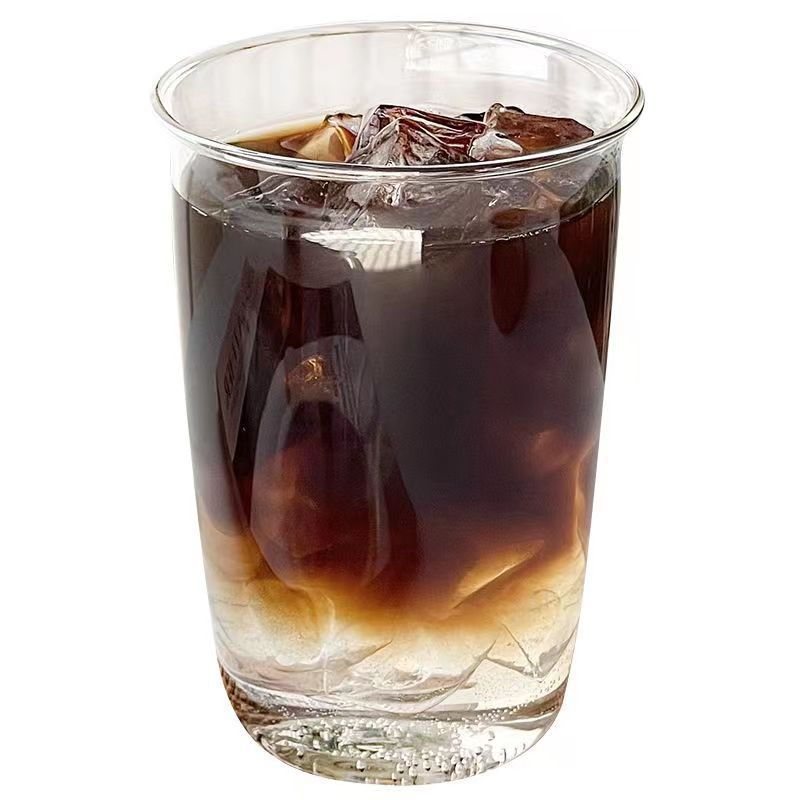 Juice Drink Latte Ice American Coffee Glass