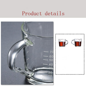 Double-Mouth Milk Cup Coffee Milk Cup Espresso Glass Coffee