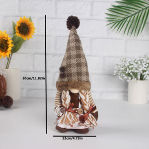 Plaid Striped Coffee Faceless