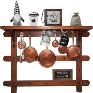 Coffee Festival Plaid Christmas Decoration Supplies