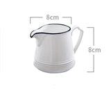 Blue Traced Coffee Milk Con Home Dressing Cup