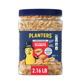 Peanuts, Lightly Salted Peanuts, Dry Roasted, Snacks for Adults, (6 Ct Pack, 2.2 Lb Containers)