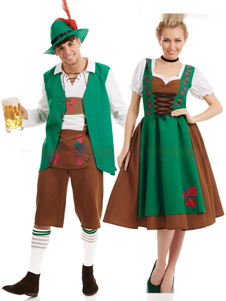 Classic Halloween German Beer Festival Work Bar Restaurant Waiter And Waitress Promotional Services