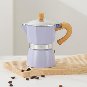 Single Valve Moka Pot Italian Small Coffee Pot Electric Ceramic Stove Coffee Tool Suit