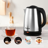 Electric Kettle, 1.8L Hot Water Boiler, Hot Water Kettle With Auto Shut-Off&Boil-Dry Protection, Stainless Steel Interior Electric Tea Kettle Pot, Teapot Boiler For Fast Boiling Coffee, Tea Maker, Drinks, Instant Water Heater