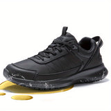 SPIEZ Non Slip Shoes Women - SRC Slip Resistant Shoes For Women Food Service, Waterproof Oil Resistant Shoes For Chef Kitchen Restaurant, Work Shoes For Women Black US 6-10