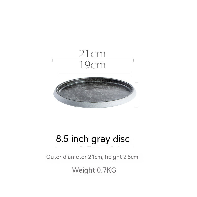 Ceramic Western Cuisine Plate Nordic Style Steak Plate Italian Pasta Dish Household Dinner Plate Restaurant Dessert Flat Ware