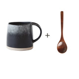 Retro Mug Couple Breakfast Home Coffee Cup