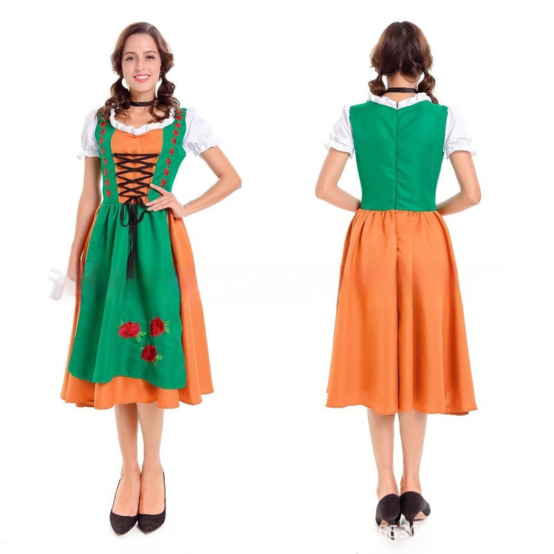 Classic Halloween German Beer Festival Work Bar Restaurant Waiter And Waitress Promotional Services