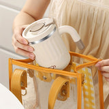 480ml Double-Wall Insulated Stainless Steel Coffee Mugs - Durable, Stylish, and Spill-Proof Travel Cups with Lids for Couples and Office Use - Ideal for Hot and Cold Beverages, Easy to Clean, and BPA-Free