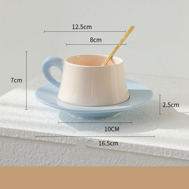 Home Fashion Casual Ceramic Coffee Cup And Saucer Set