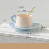 Home Fashion Casual Ceramic Coffee Cup And Saucer Set