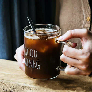 Breakfast alphabet milk cup coffee cup